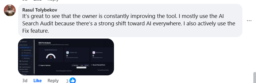 Testimonial from Rasul Tolybekov