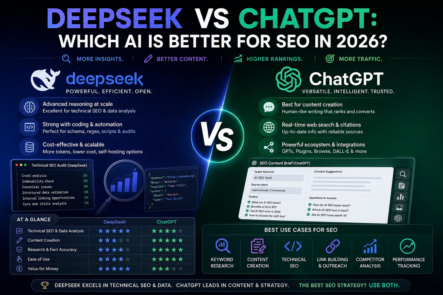 DeepSeek vs ChatGPT: Which AI Is Better for SEO in 2026?