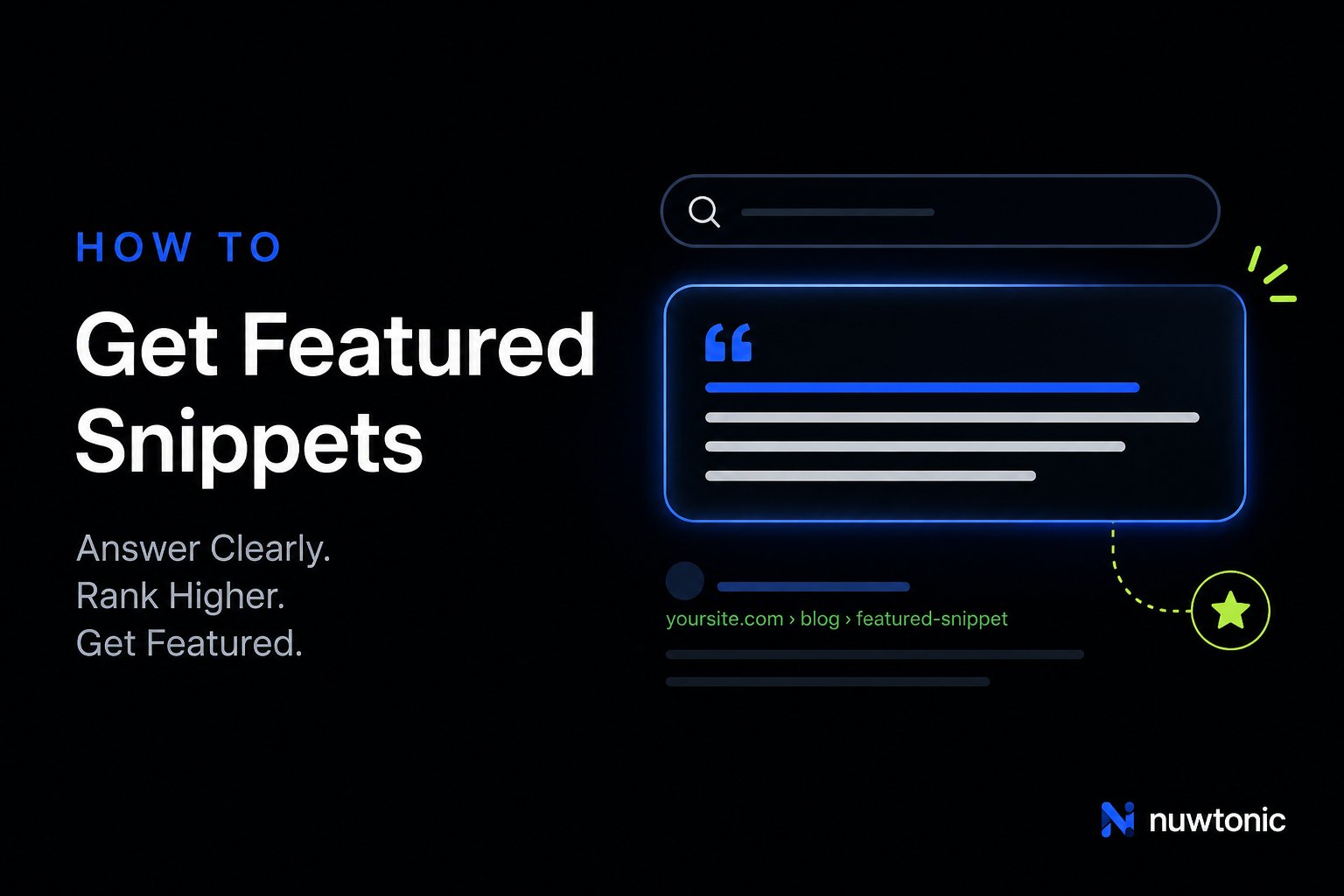How to Get Featured Snippets: 2026 Playbook & Guide