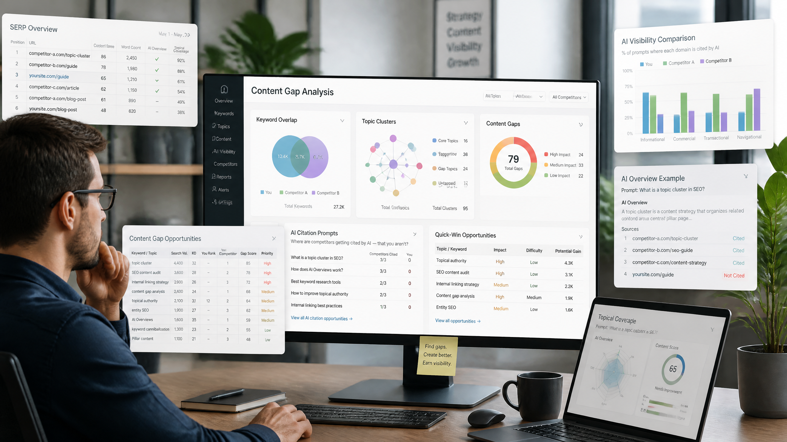 How to Find Competitor Content Gaps in SEO and AI Search
