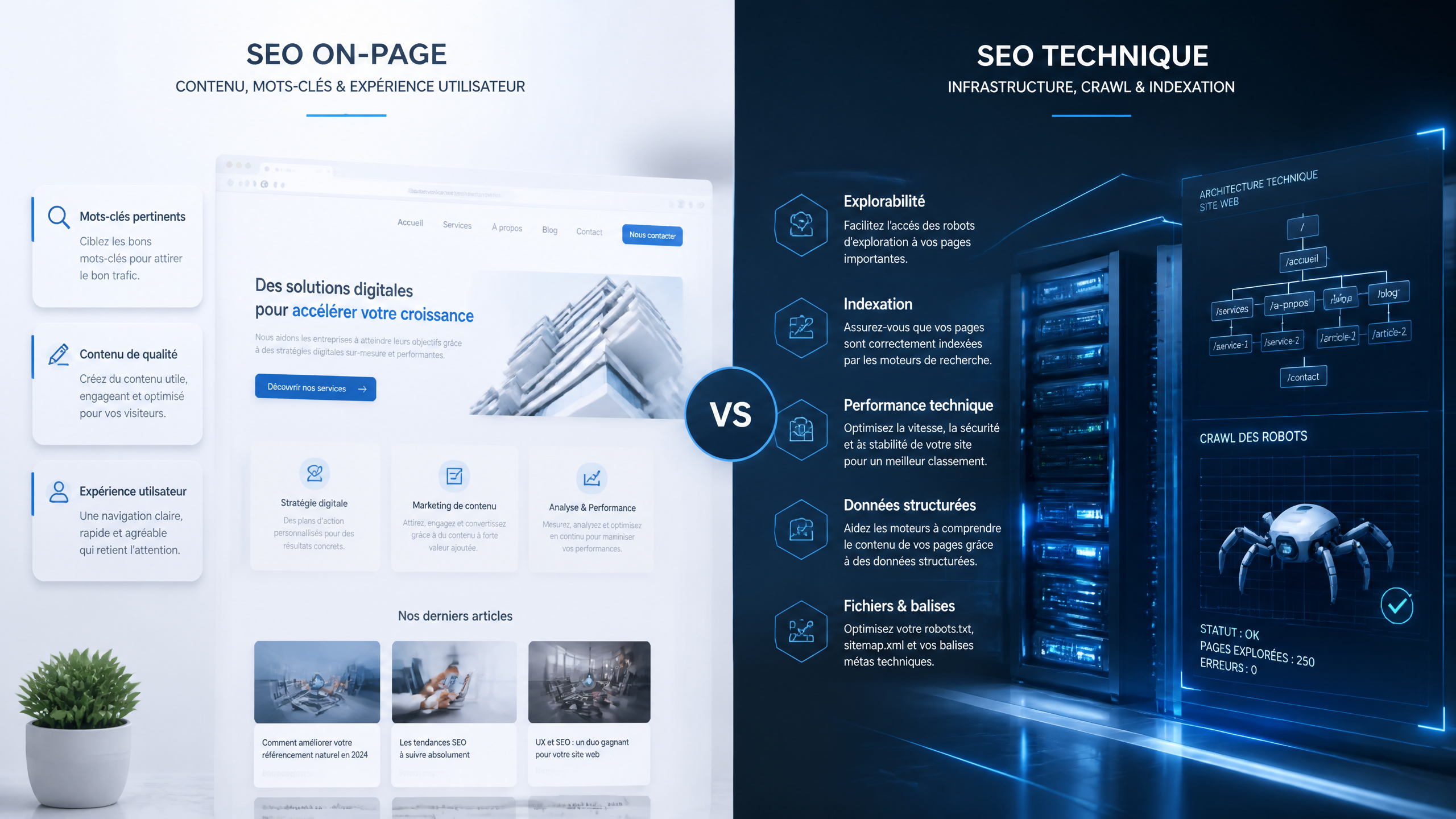 On-Page SEO vs Technical SEO : Le Guide d'un Consultant Senior