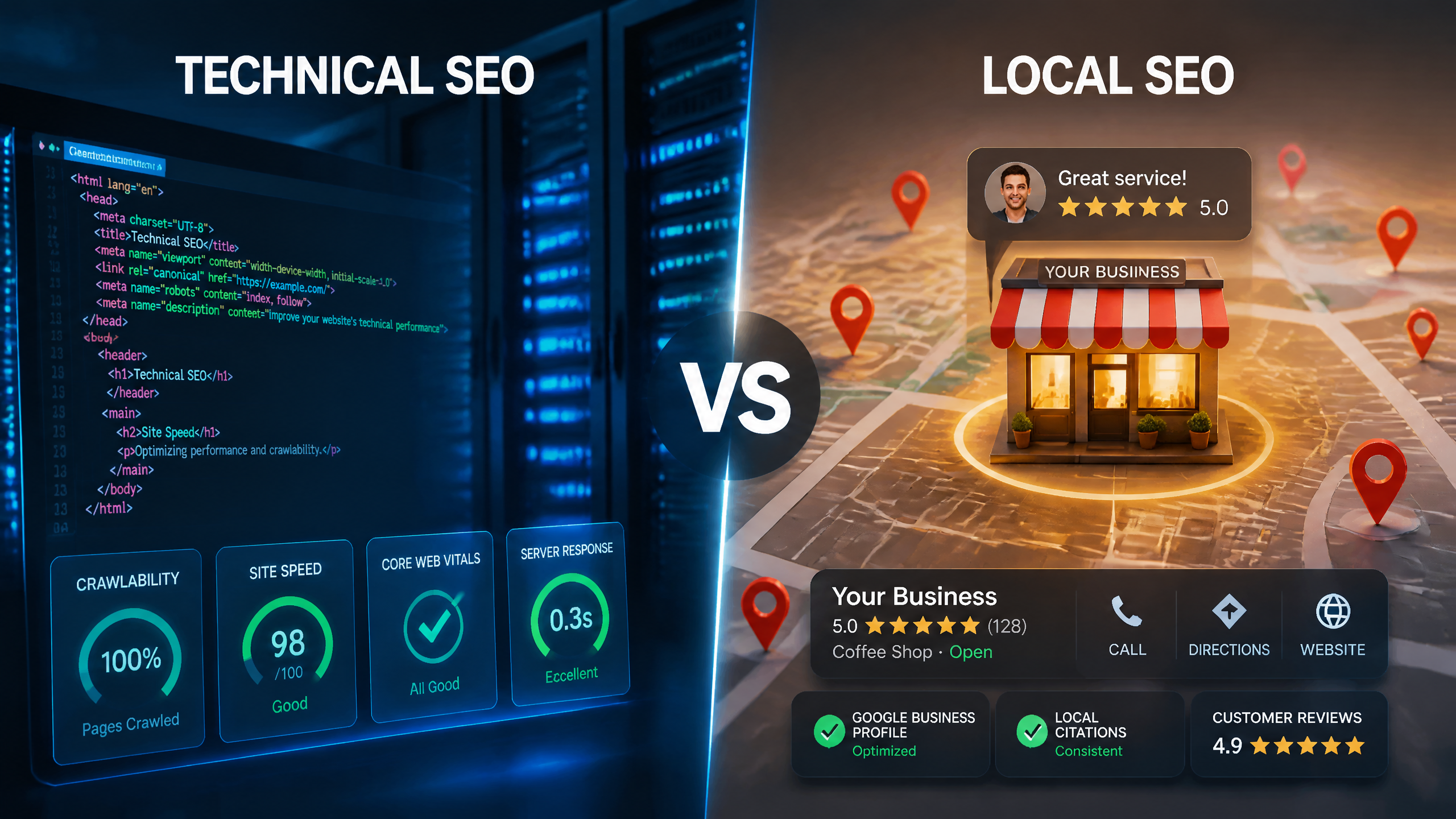 Technical SEO vs Local SEO: 7 Facts You Should Know!
